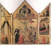 Shool of Bologna, Triptych with the Crucifixion (mk05)